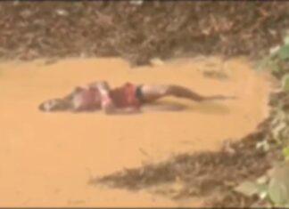 करेंट की चपेट में आने के बाद तड़पता रहा युवक, तमाशबीन बने रहे लोग, पुलिस ने बचाई जान