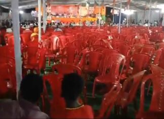 यूपी के डिप्टी सीएम भी नहीं जुटा सके भीड़, परिवर्तन यात्रा की सभा में खाली कुर्सियों के बीच नेता देते रहे भाषण, .देखें वीडियो