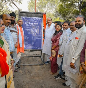 वार्ड क्रमांक 25 में सामुदायिक भवन का भूमिपूजन, एक और समाज की मांग पूरी