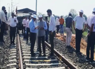 बिलासपुर जोन में 14.3 KM तीसरी लाइन तैयार:अनूपपुर से कटनी तक लाइन बिछाने का चल रहा काम; स्पीड ट्रायल के बाद चलेंगी ट्रेनें