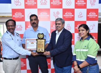 बालको मेगा रक्तदान शिविर में 250 लोगों ने लिया हिस्सा