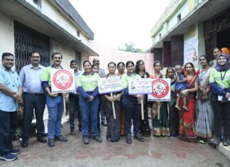 बालको ने विश्व स्तनपान सप्ताह पर समुदाय में चलाया जागरूकता अभियान